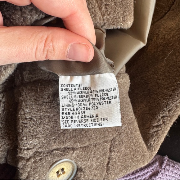 Mulberry Street Fuzzy Brown Jacket - Picture 5 of 5